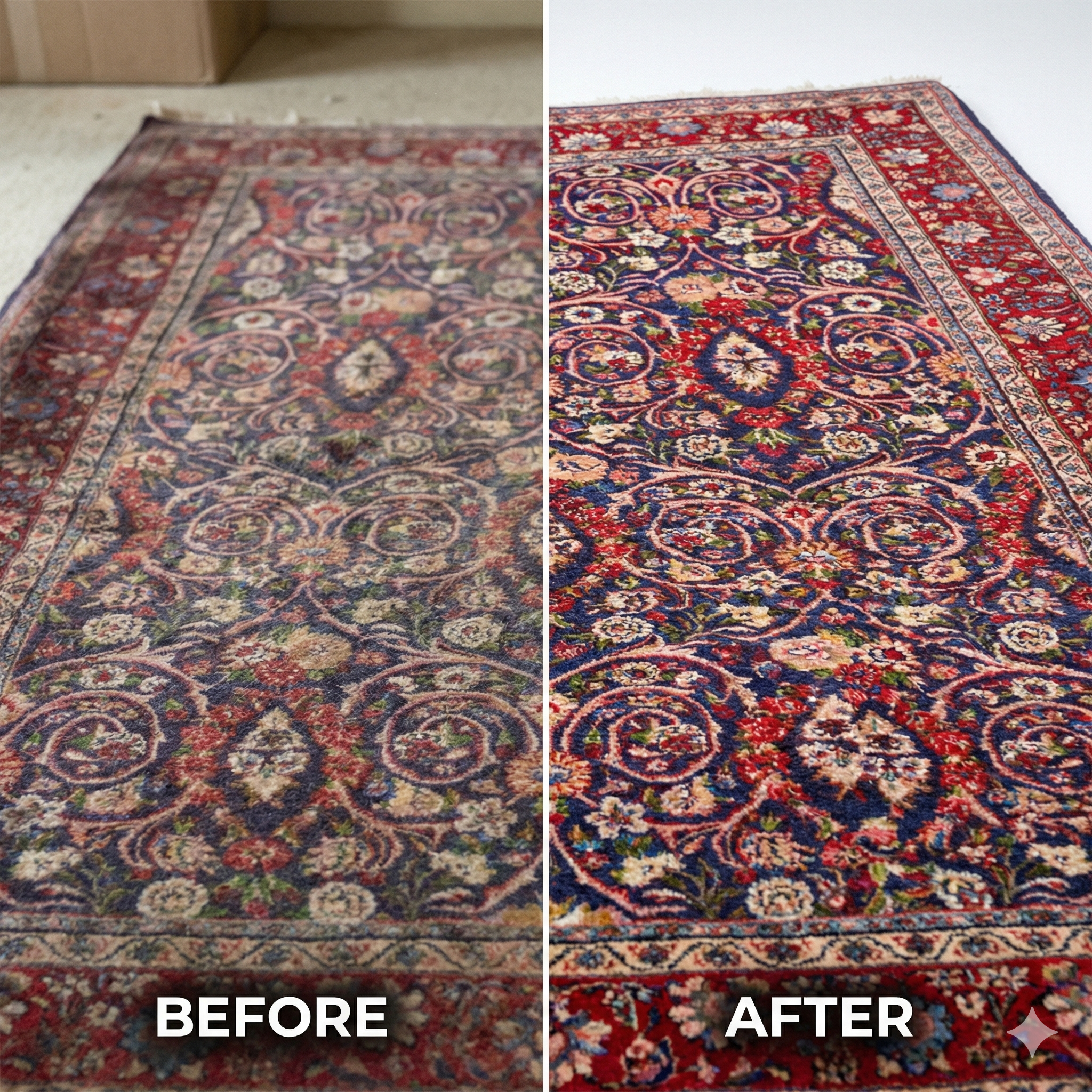 Rug Cleaning Before & After 10
